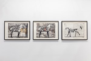 William Kentridge, <a href='/art-galleries/goodman-gallery/' target='_blank'>Goodman Gallery</a>, Art Basel in Hong Kong (29–31 March 2019). Courtesy Ocula. Photo: Charles Roussel.